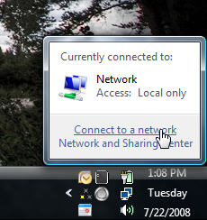 Connect to a network