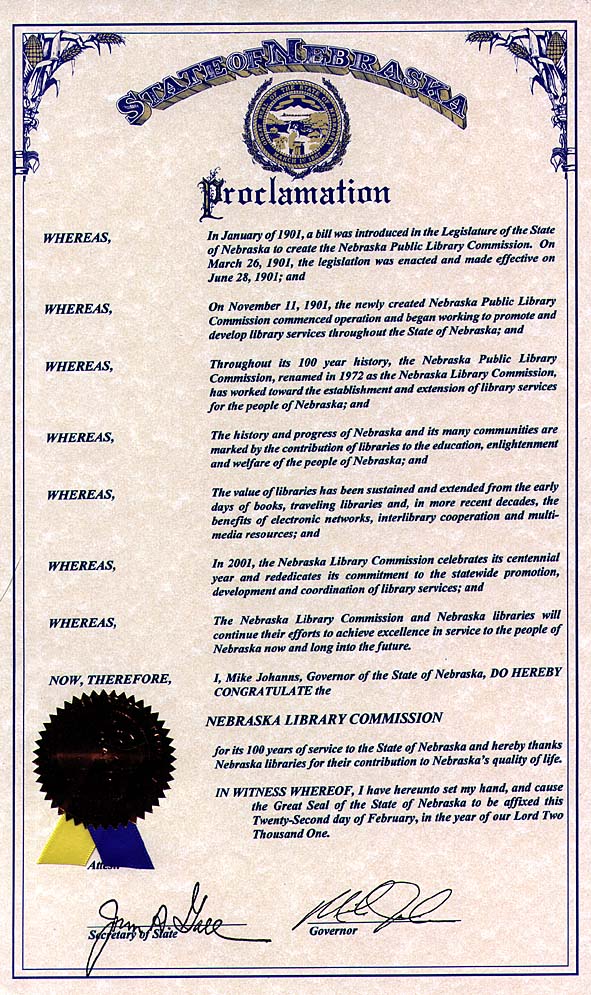 Proclamation